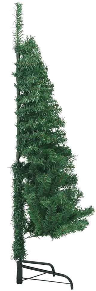 Dirbtinė kampinė Kalėdų eglutė, žalia, 120cm, PVC