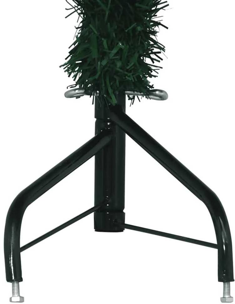 Dirbtinė kampinė Kalėdų eglutė, žalia, 240cm, PVC
