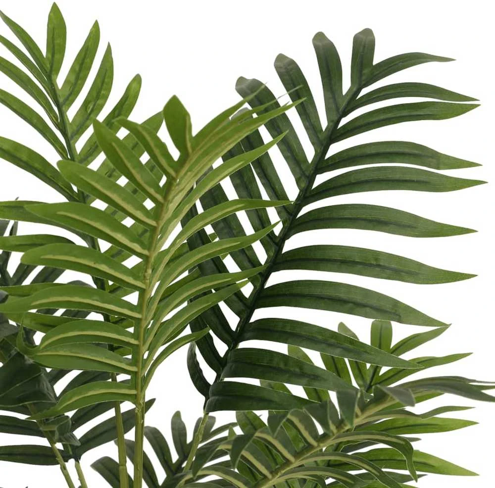 Dirbtinė palmė su trimis kamienais, žalios spalvos, 120cm, PP
