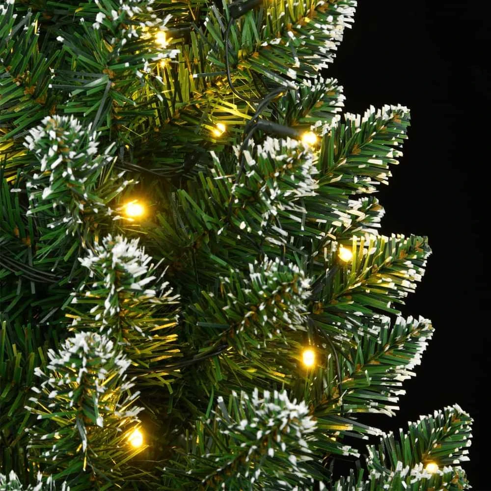 Dirbtinė siaura Kalėdų eglutė, 300 LED, 240cm