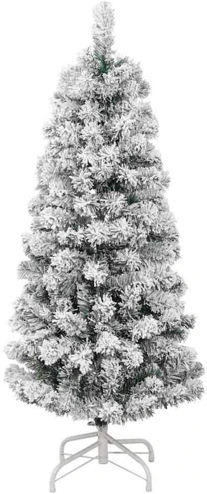 Dirbtinė Sulankstoma Kalėdų Eglutė Žalia ir balta 120 cm