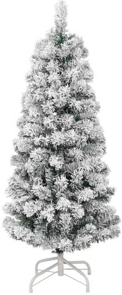 Dirbtinė Sulankstoma Kalėdų Eglutė Žalia ir balta 120 cm