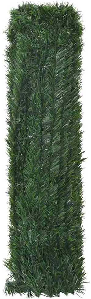 Dirbtinės žolės tvora, žalios spalvos, 1x5m