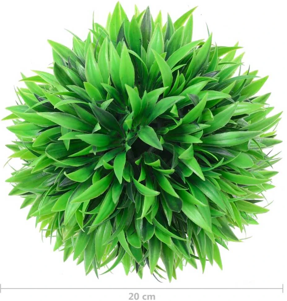 Dirbtiniai buksmedžio krūmai, 2vnt., 20cm, rutulio formos