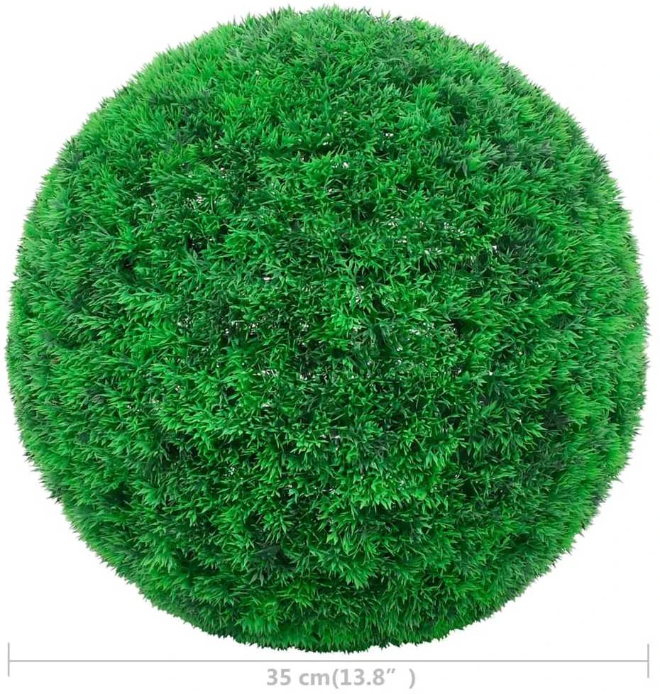 Dirbtiniai buksmedžio krūmai, 2vnt., 35cm, rutulio formos