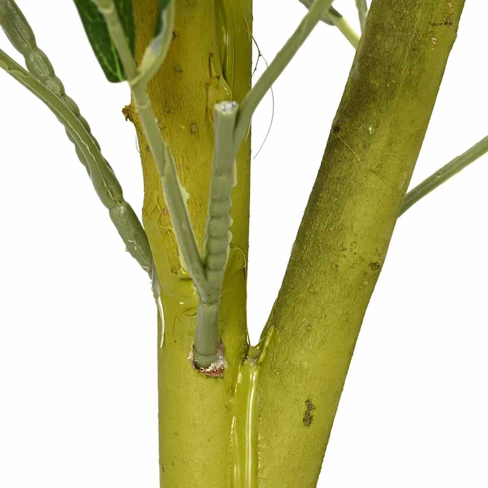 Dirbtinis alyvmedis, žalios spalvos, 120cm, 450 lapų