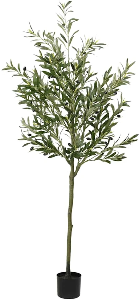 Dirbtinis alyvmedis, žalios spalvos, 165cm, 700 lapų