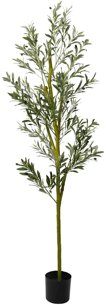 Dirbtinis alyvmedis, žalios spalvos, 200cm, 800 lapų