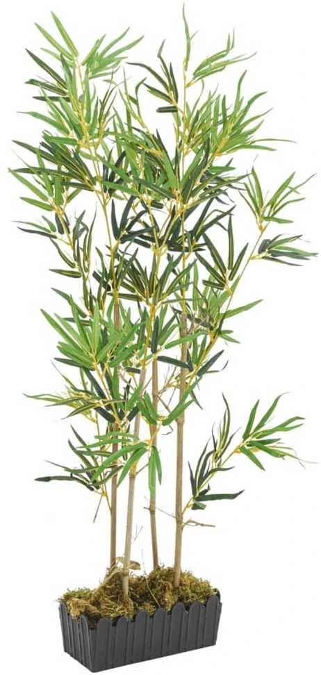 Dirbtinis bambukas, žalios spalvos, 120cm, 552 lapai