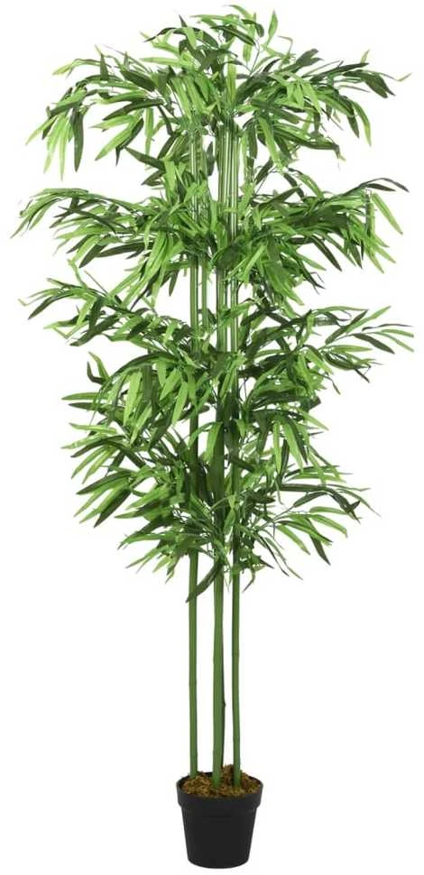 Dirbtinis bambukas, žalios spalvos, 80cm, 240 lapai