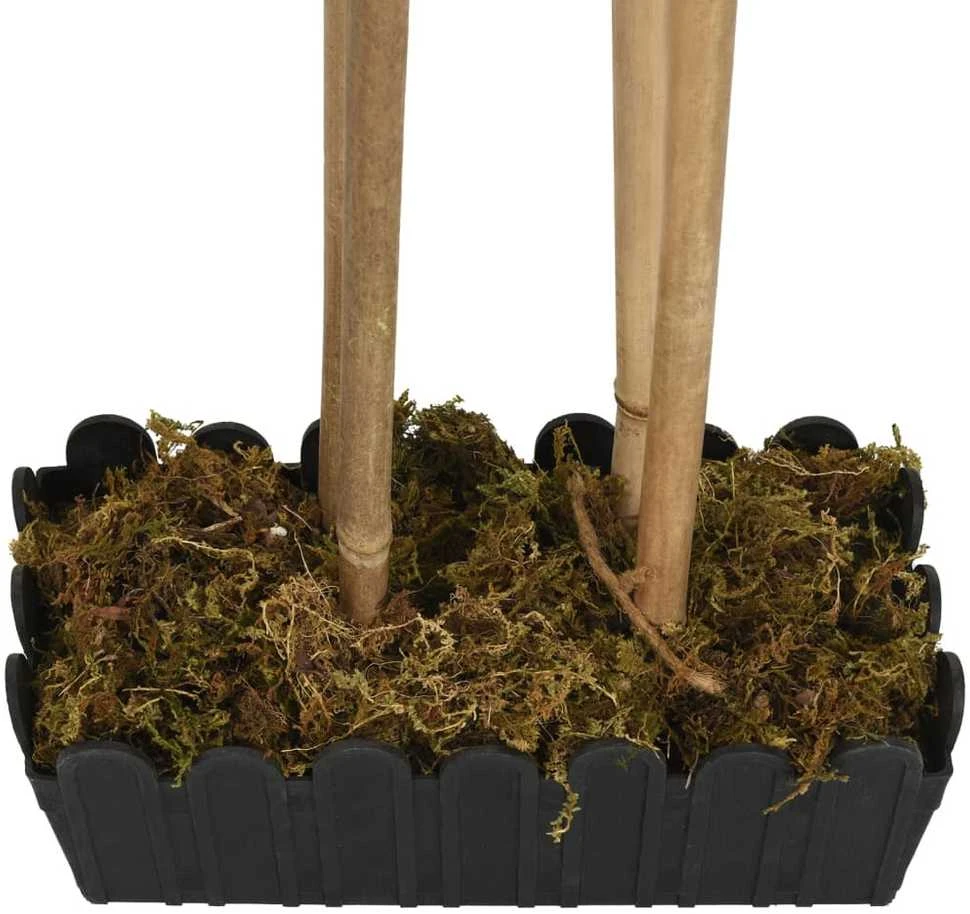 Dirbtinis bambukas, žalios spalvos, 80cm, 380 lapai