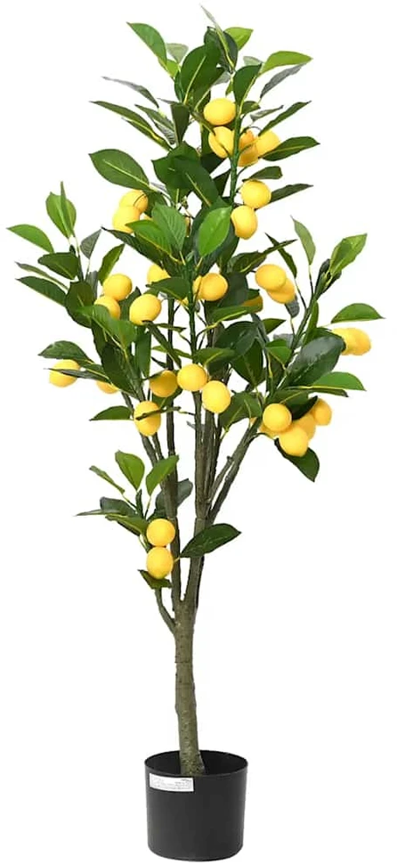 Dirbtinis citrinmedis, žalios spalvos, 120cm, 136 lapai