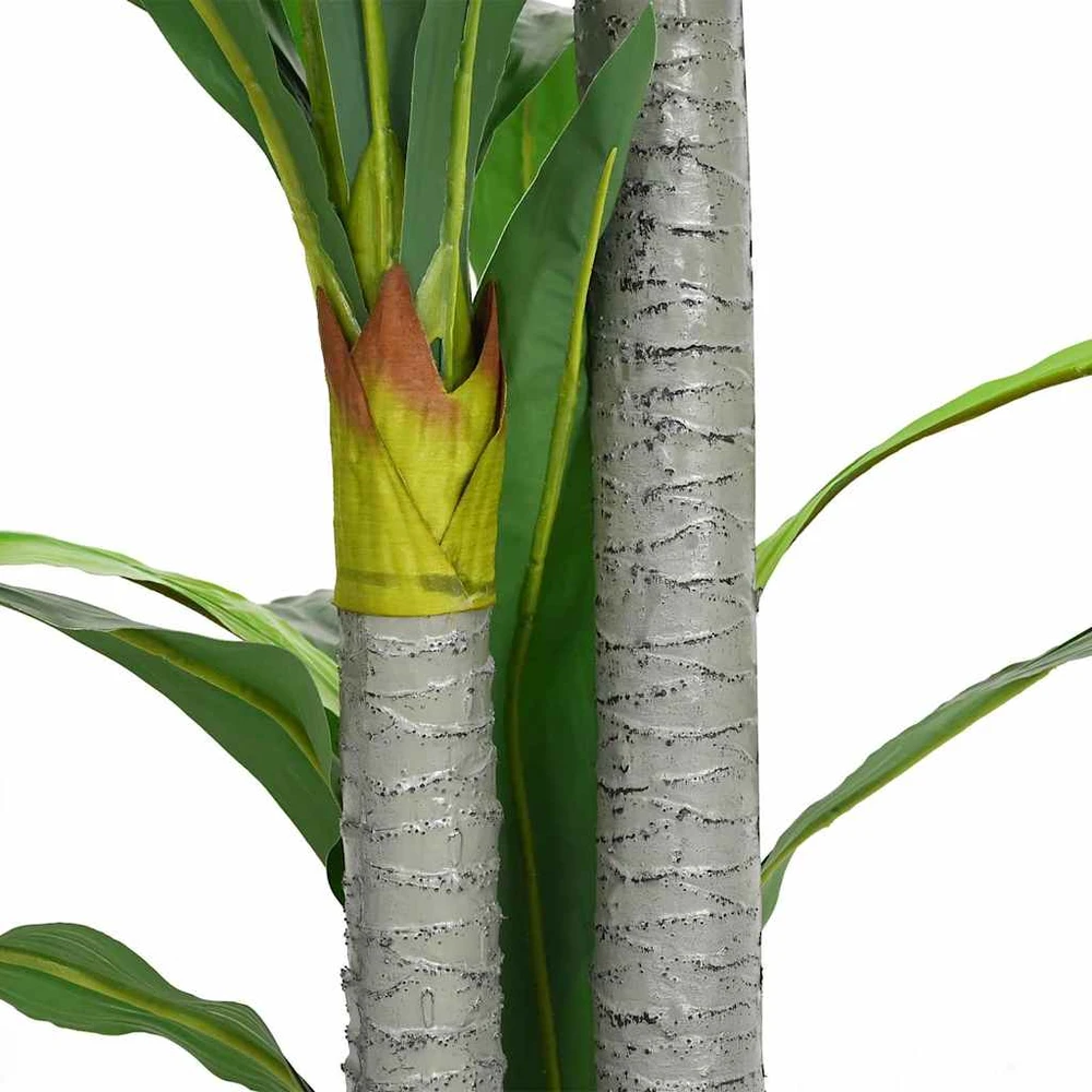 Dirbtinis dracenos medis, žalios spalvos, 120cm, 36 lapai