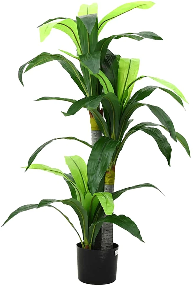 Dirbtinis dracenos medis, žalios spalvos, 120cm, 36 lapai
