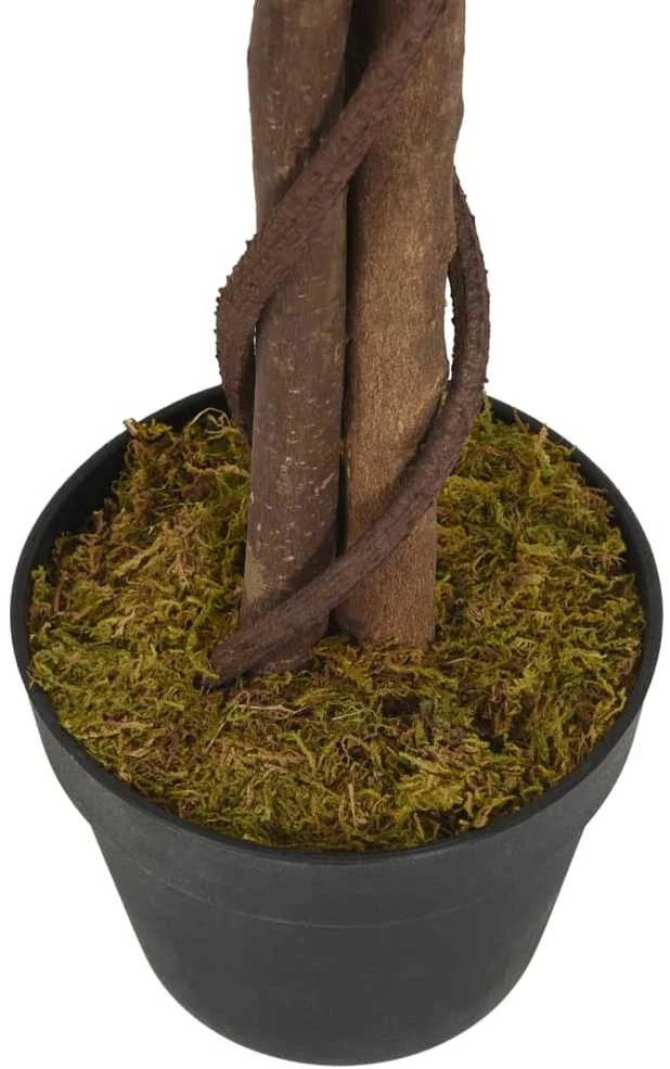 Dirbtinis fikusas, žalios spalvos, 120 cm, 630 lapai