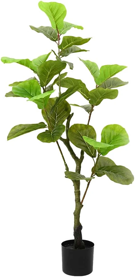 Dirbtinis fikusas, žalios spalvos, 125cm, 30 lapai