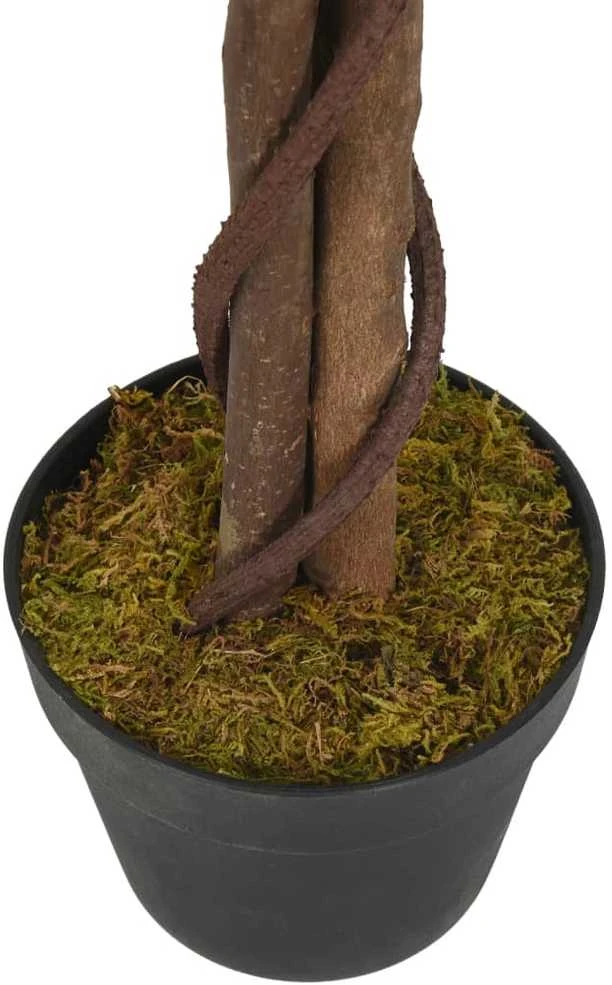 Dirbtinis fikusas, žalios spalvos, 80 cm, 378 lapai