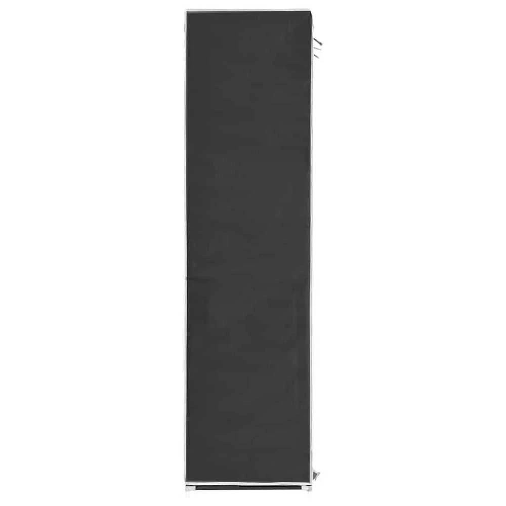 Drab. spinta su skyr. ir stryp., juoda, 150x45x175cm, audinys