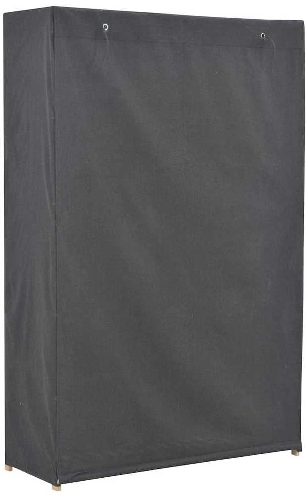 Drabužių spinta, pilkos sp., 110x40x170cm, audinys