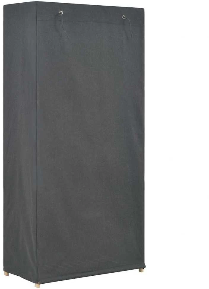 Drabužių spinta, pilkos sp., 79x40x170cm, audinys, 3 lent.