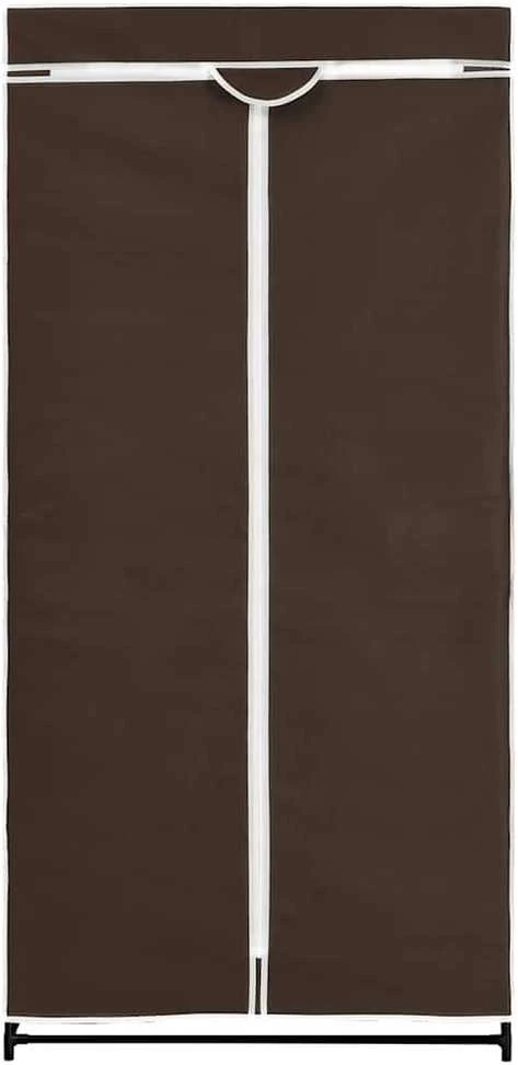Drabužių spinta, ruda, 75x50x160cm
