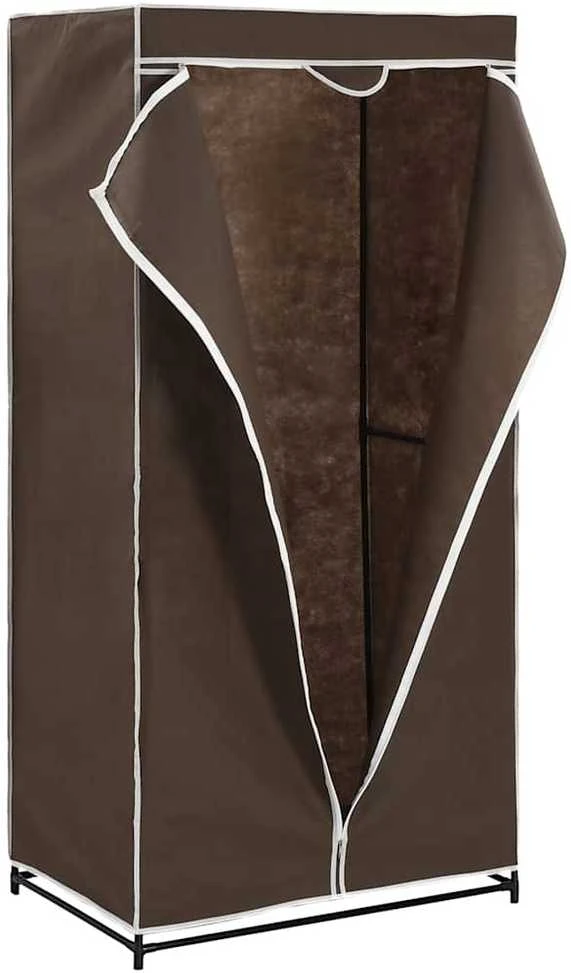 Drabužių spinta, ruda, 75x50x160cm