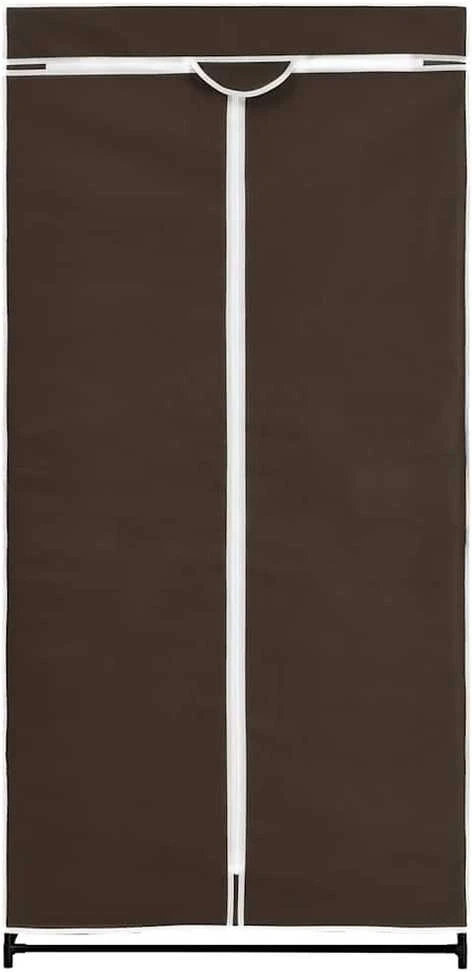 Drabužių spintos, 2vnt., rudos, 75x50x160cm