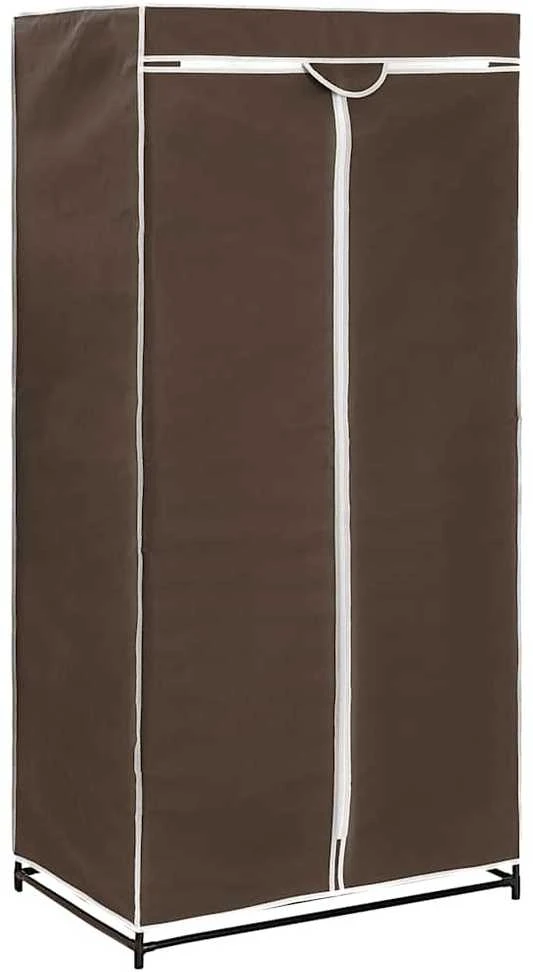 Drabužių spintos, 2vnt., rudos, 75x50x160cm