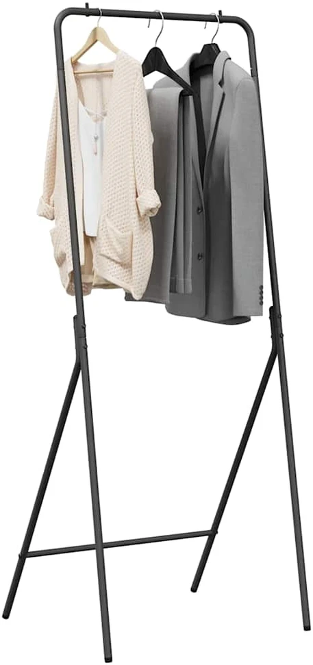 Drabužių stovas Juoda 60 x 53 x 155 cm Plienas