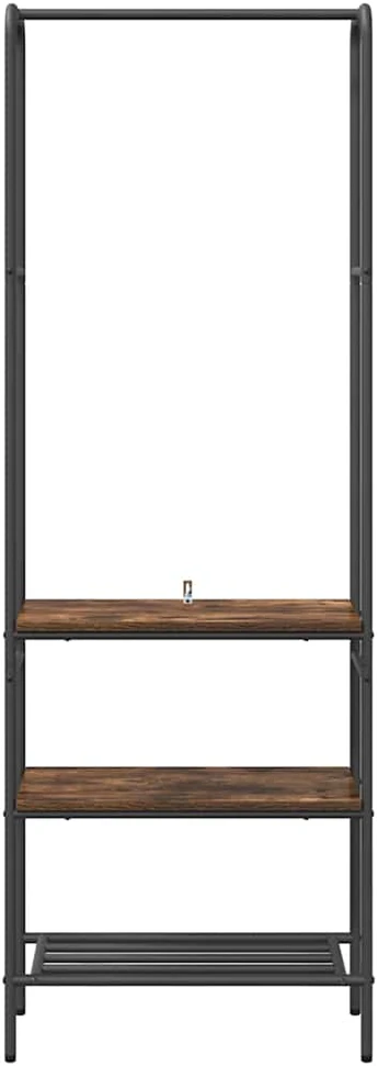 Drabužių stovas Rūkyta ąžuolas 60 x 30 x 171 cm