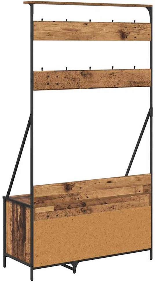Drabužių stovas Senovinis medis 100 x 41 x 184 cm