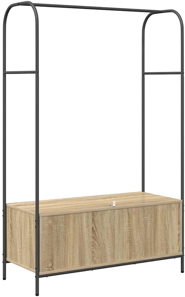 Drabužių stovas Rudas ąžuolas 100 x 44 x 160 cm
