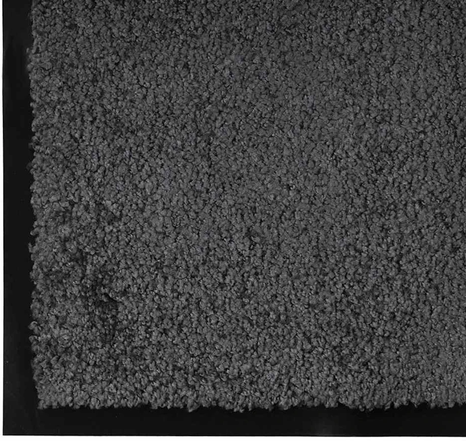 Durų kilimėlis Antracito 80 x 120 x 1.2 cm Teddy Audinys