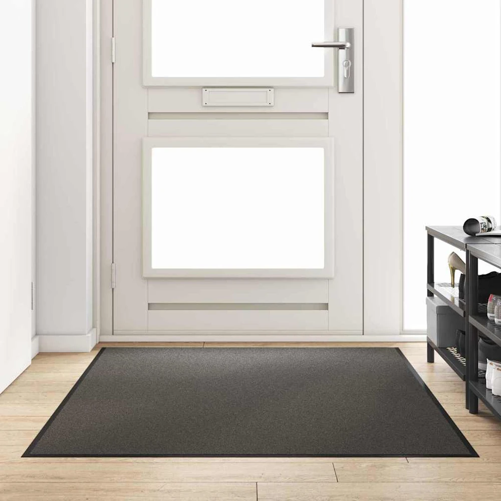 Durų kilimėlis Antracito ir juoda 120 x 180 cm 100% poliamidas