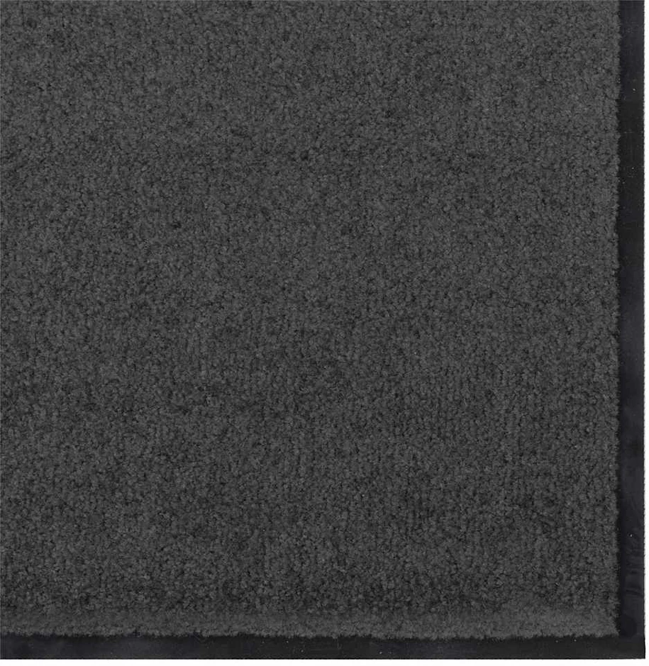 Durų kilimėlis Antracito ir juoda 120 x 250 cm 100% poliamidas