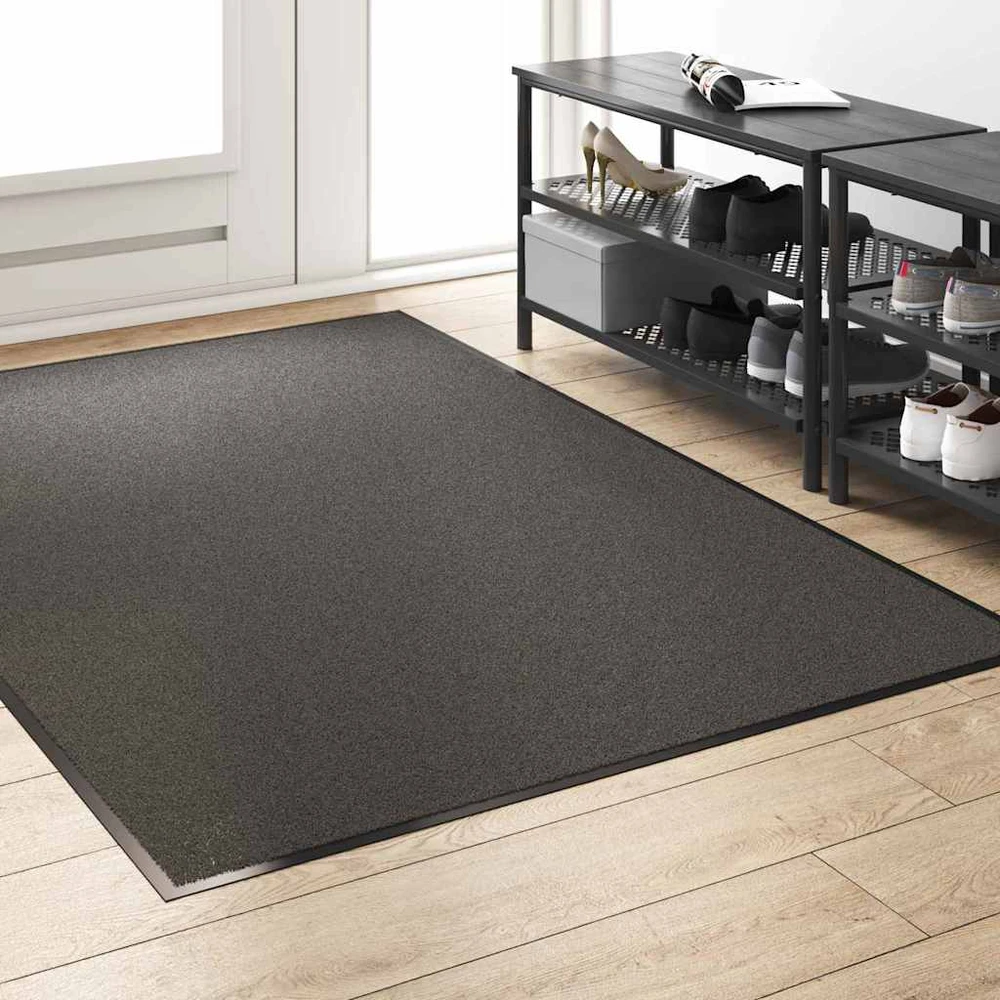 Durų kilimėlis Antracito ir juoda 120 x 180 cm 100% poliamidas