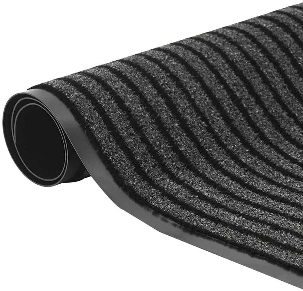 Durų kilimėlis Juoda 60 x 150 cm Polipropilenas