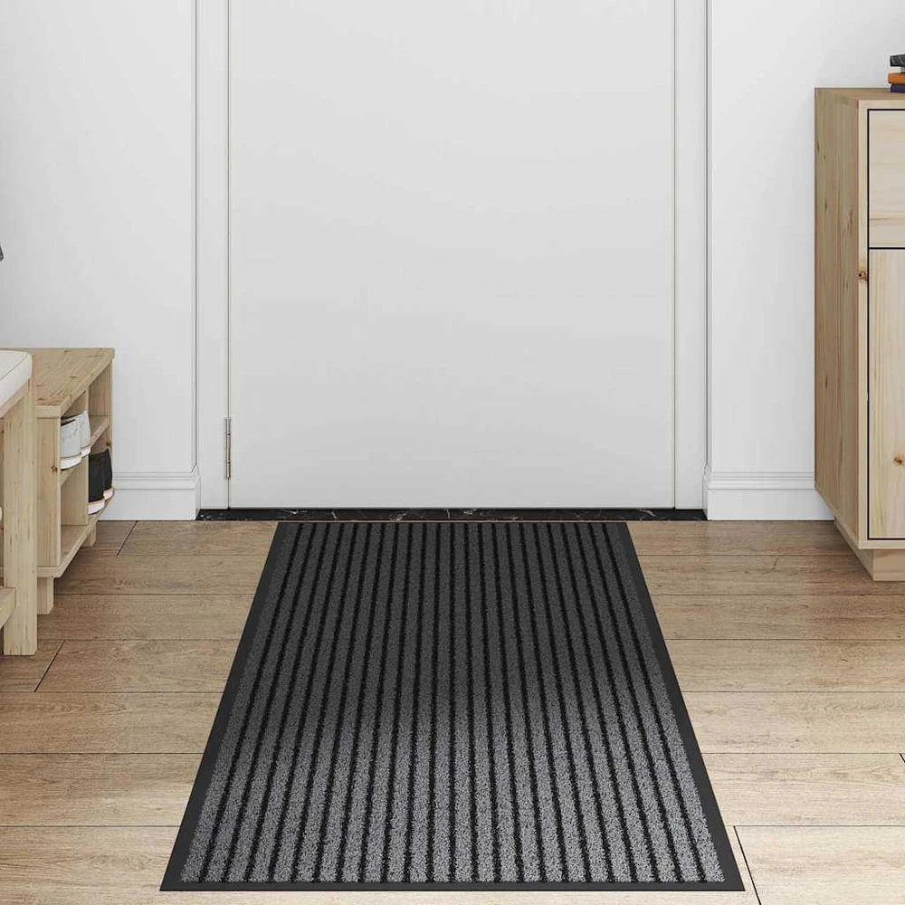 Durų kilimėlis Juoda 60 x 150 cm Polipropilenas