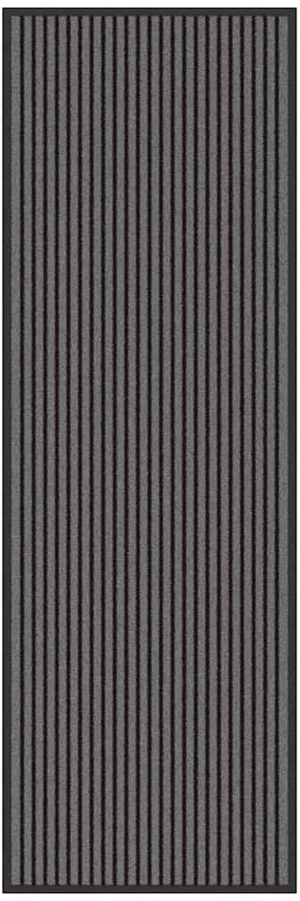 Durų kilimėlis Juoda 60 x 180 cm Polipropilenas