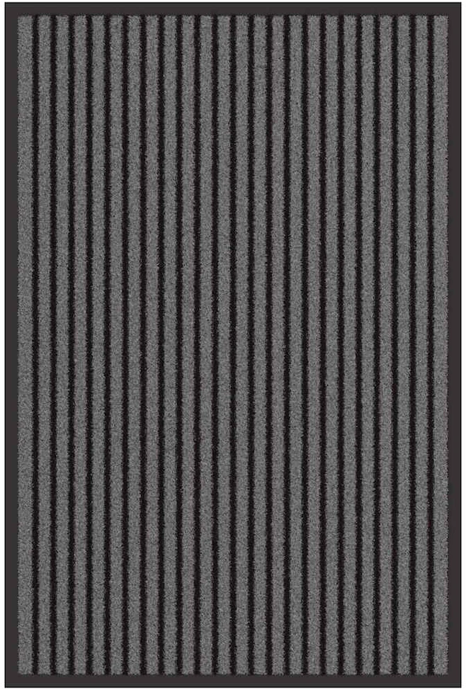 Durų kilimėlis Juoda 60 x 90 cm Polipropilenas