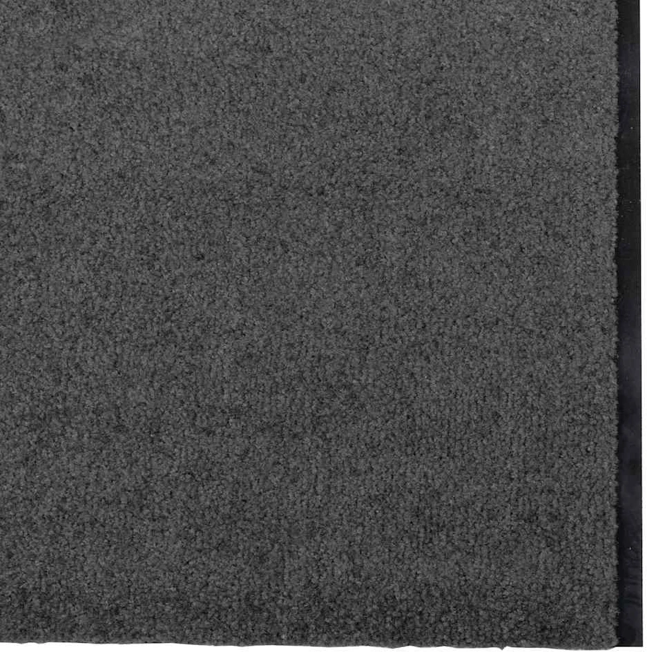 Durų kilimėlis Kita Antracito ir juoda 120 x 350 cm