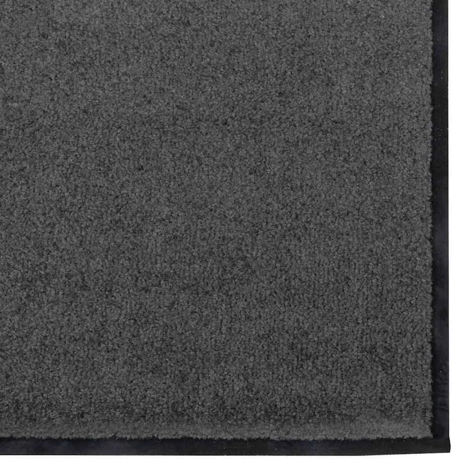 Durų kilimėlis Kita Antracito ir juoda 120 x 250 cm