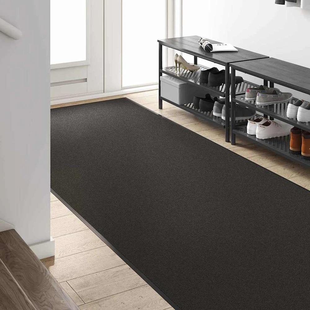 Durų kilimėlis Juoda 120 x 250 cm 100% poliamidas