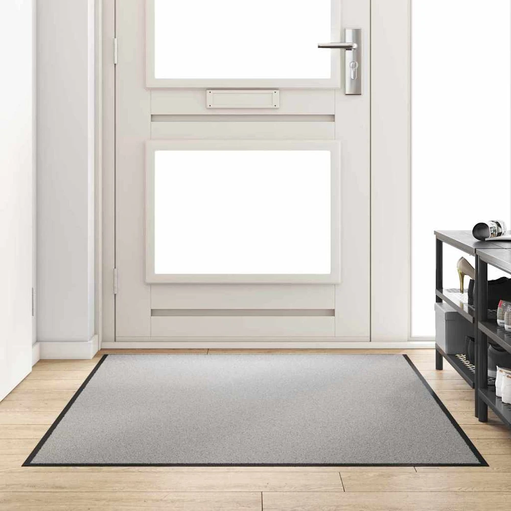 Durų kilimėlis Pilka ir juoda 120 x 180 cm 100% poliamidas