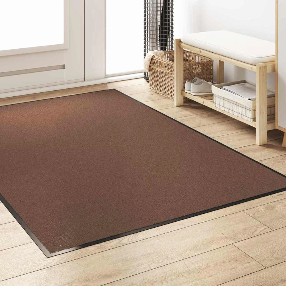 Durų kilimėlis Ruda ir juoda 120 x 180 cm 100% poliamidas