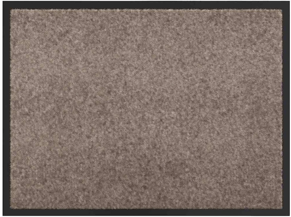 Durų kilimėlis Smėlio 60 x 80 x 1.2 cm Teddy Audinys