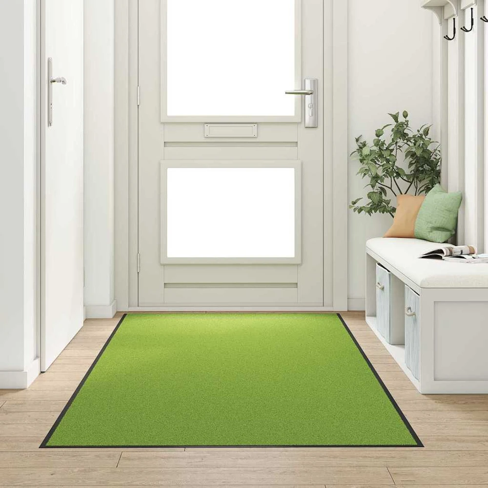 Durų kilimėlis Žalia ir juoda 120 x 300 cm 100% poliamidas