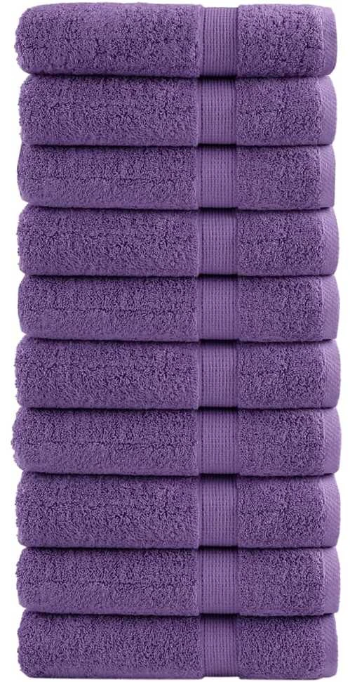 Rankšluostis Dušo rankšluosčiai SOLUND, 10vnt., violetiniai 70x140cm 600g/m²