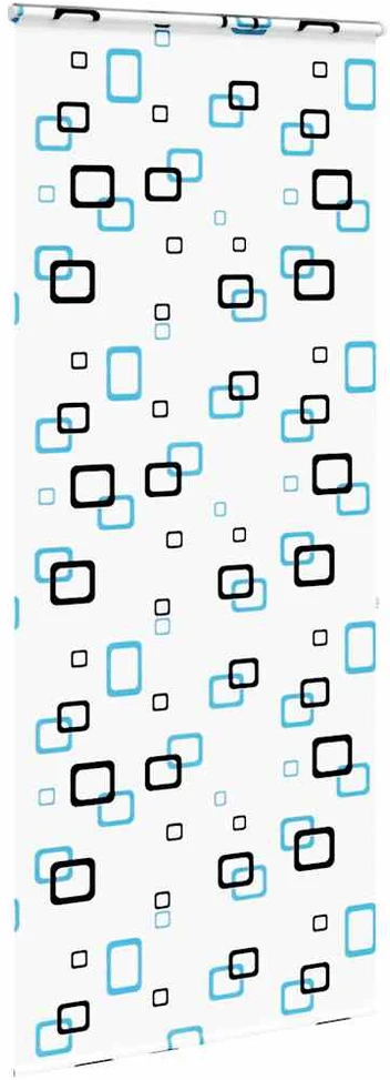 Dušo roletas su kasete, 110x240 cm, audinio plotis 106 cm