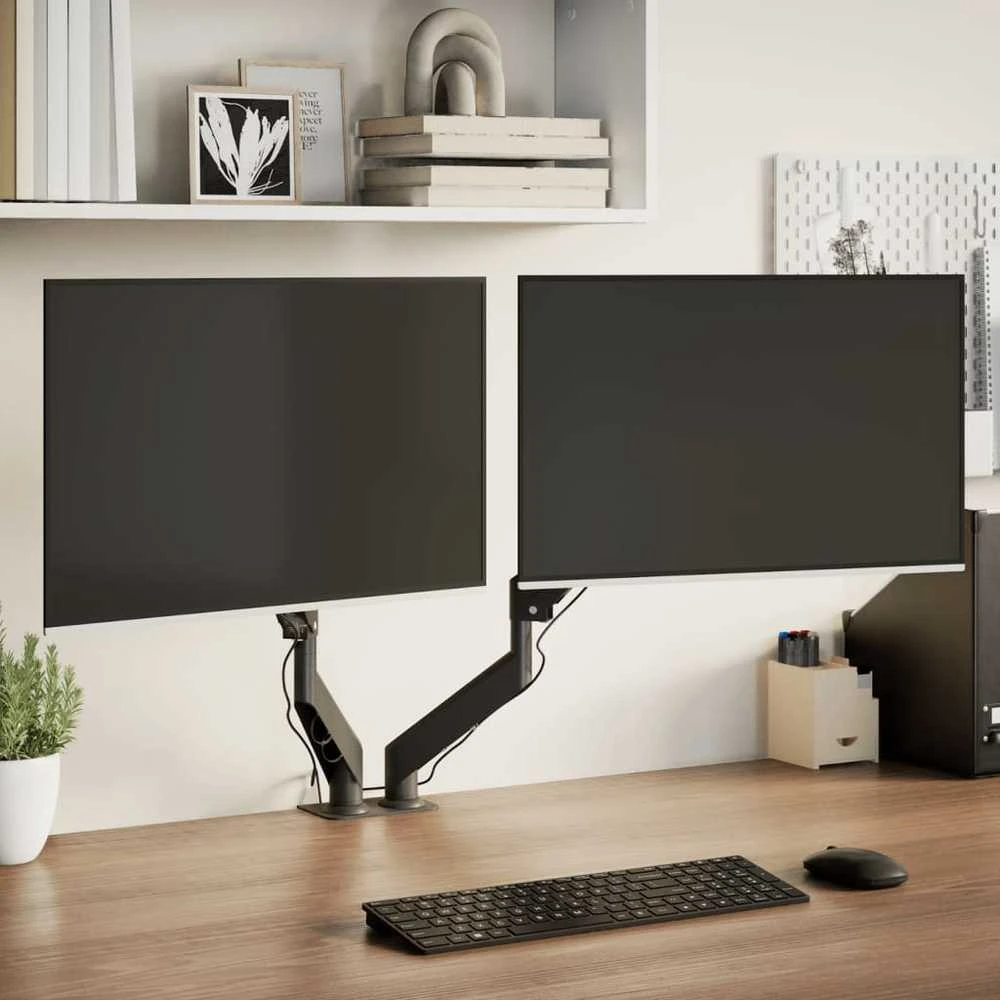 Laikiklis Dviguba monitoriaus rankena max 27 colių ekranui 75/100mm, 20kg